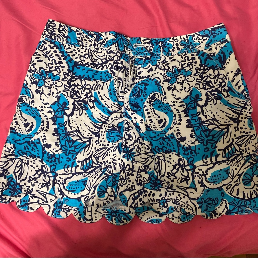 Lilly Pulitzer Scalloped Skirt Size 0
